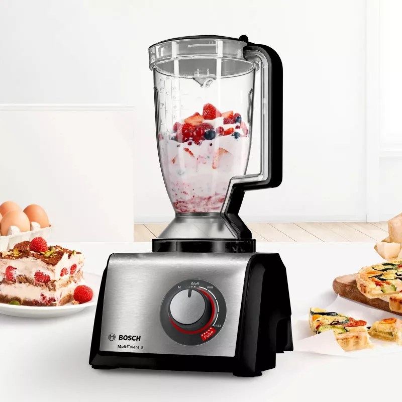 Bosch MC812M865 keukenmachine 1250 W 3,9 L zwart, RVS