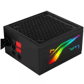 Aerocool LUXRGB550M RGB modulaire pc-voeding 550W 80Plus Bronze 230V zwart