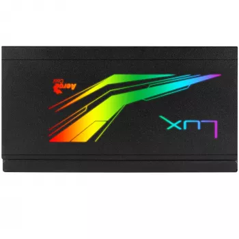 Aerocool LUXRGB550M RGB modulaire pc-voeding 550W 80Plus Bronze 230V zwart