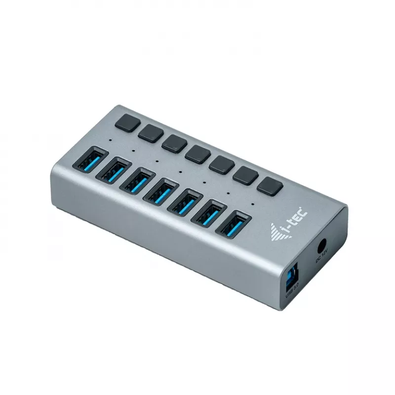 i-tec USB 3.0 Charging HUB 7port + voedingsadapter 36 W