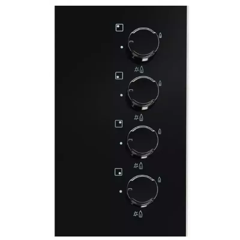 Electrolux EGG6407K zwart inbouw-gaskookplaat 59 cm 4 kookzones