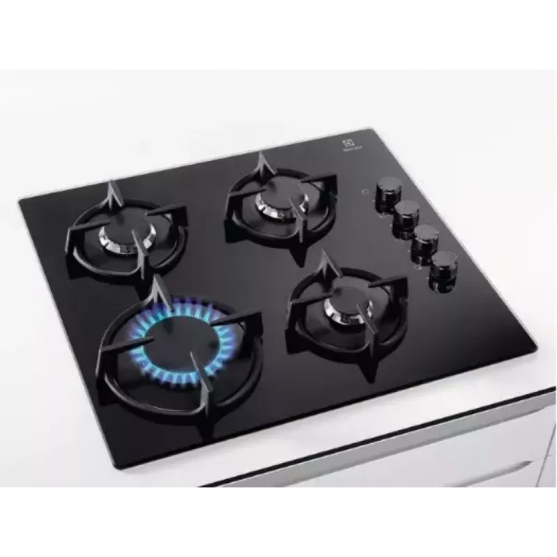 Electrolux EGG6407K zwart inbouw-gaskookplaat 59 cm 4 kookzones