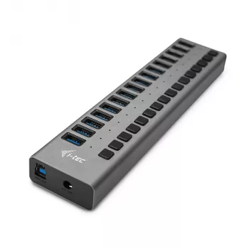 i-tec USB 3.0 laad-hub 16 poort + voeding 90 W