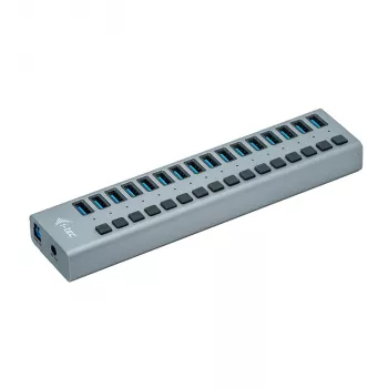 i-tec USB 3.0 laad-hub 16 poort + voeding 90 W