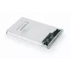 GEMBIRD USB 3.0 behuizing voor 2,5 inch SATA HDD 9,5 mm, transparant kunststof
