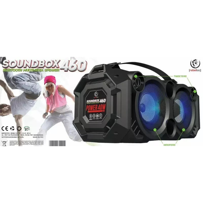 Bluetooth-luidspreker SoundBox 460, zwart