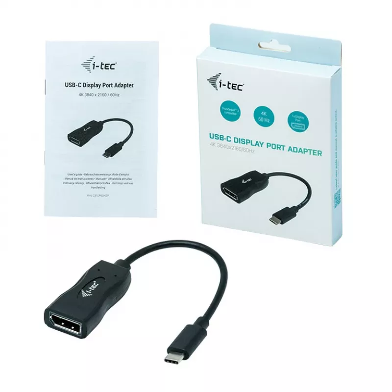 i-tec USB-C Display Port-adapter 4K/60 Hz