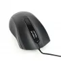 Bedrade tweekleurige optische muis Gembird MUS-3B-01 — USB Type-A, 1000 DPI, 3 toetsen, zwart