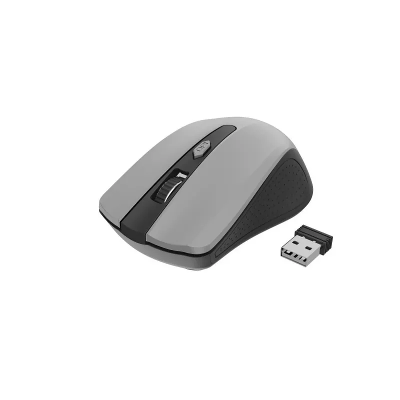GEMBIRD draadloze optische muis MUSW-4B-04-BG – 4 toetsen zwart/spacegrijs