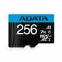 MicroSDXC flashgeheugen ADATA 256 GB UHS‑I Class 10 V10 (lezen 100 MB/s, schrijven 25 MB/s) met SD-adapter