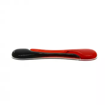 Kensington Duo Gel toetsenbord-polssteun — rood, zwart, rood, gel, Taiwan, MIL-STD-810H methode 504.3 contaminatie door vloeistoffen, 240 mm, 182 mm