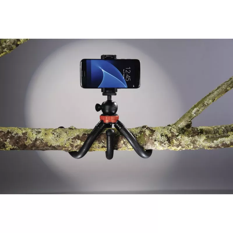 Hama „FlexPro” statief smartphone/actioncam 3 poten zwart, rood