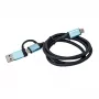 USB-C-kabel naar USB-C met geïntegreerde USB 3.0-adapter i-tec C31USBCACBL