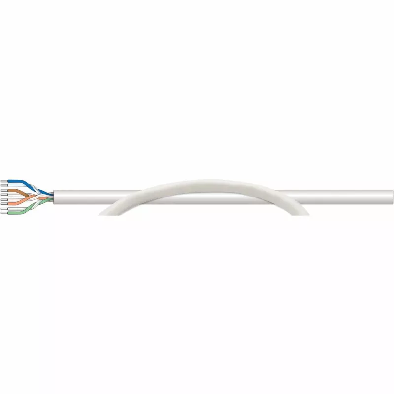 Intellinet netwerk bulk Cat6-kabel, 23 AWG, massieve draad, 305 m, grijs, CCA, U/UTP, doos