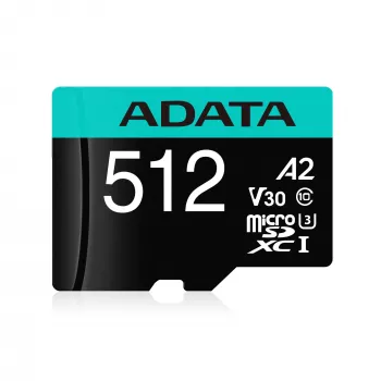 Flashgeheugen ADATA 512GB MicroSDXC Class 10 Premier Pro