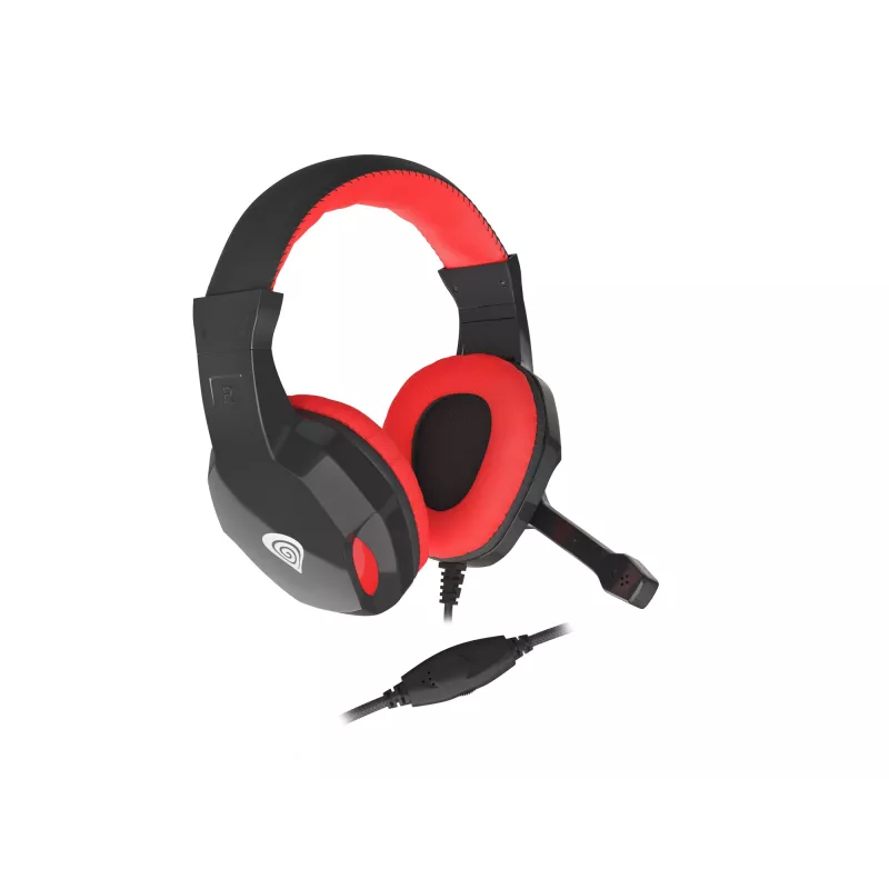GENESIS Argon 110 headset bedrade headset hoofdband gaming zwart, rood