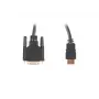 LANBERG HDMI(m)->DVI-D(m)(24+1) kabel dual link met vergulde 4K-aansluitingen - 3 m zwart