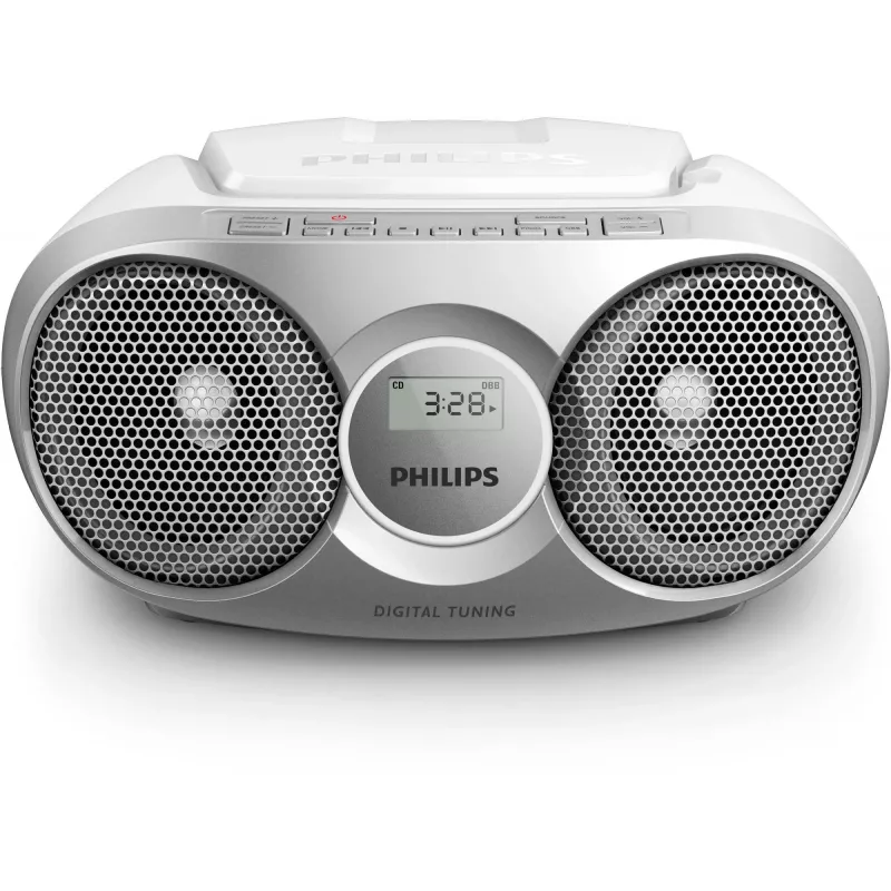 Philips AZ215S/12 draagbaar stereosysteem 3 W FM zilver