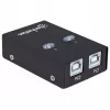 Manhattan 162005 automatische USB 2.0-deelschakelaar, 2 poorten, 480 Mbps