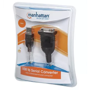 USB-A naar serieel converterkabel Manhattan 205146
