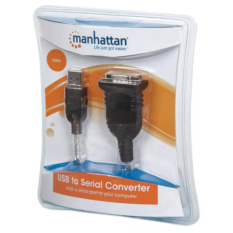 USB-A naar serieel converterkabel Manhattan 205146