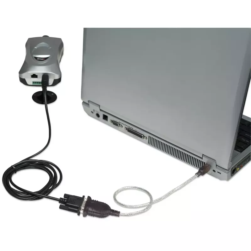 USB-A naar serieel converterkabel Manhattan 205146