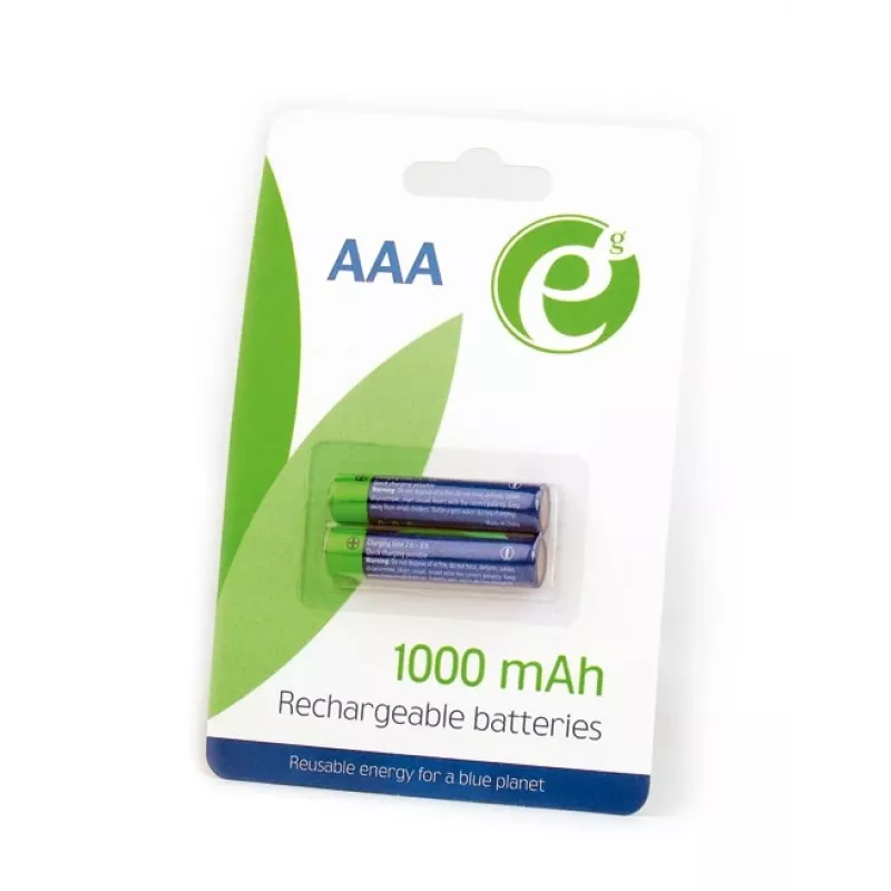 GEMBIRD AAA-batterijen Ni-MH oplaadbaar 1000mAh 2 stuks