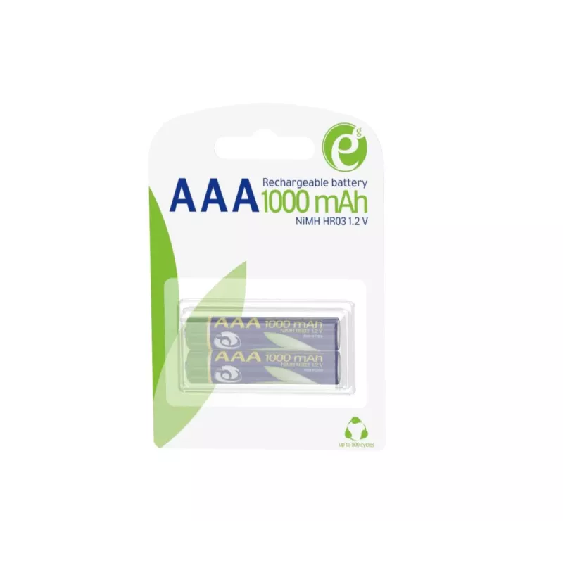GEMBIRD AAA-batterijen Ni-MH oplaadbaar 1000mAh 2 stuks
