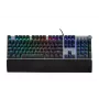 Bedraad mechanisch gaming-toetsenbord IBOX AURORA K-4 — QWERTY, 108 toetsen, instelbare LED-achtergrondverlichting, waterdicht, USB, 1,6 m kabel
