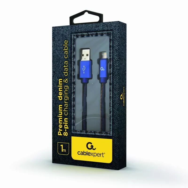 Lightning-kabel Cablexpert CC-USB2J-AMLM-1M-BL