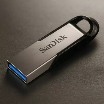 WESTERN DIGITAL SanDisk Ultra Flair - 256GB USB-stick - USB 3.0 - zwart / zilver