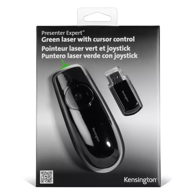 Kensington Presenter Expert – draadloze cursorbesturing met groene laser