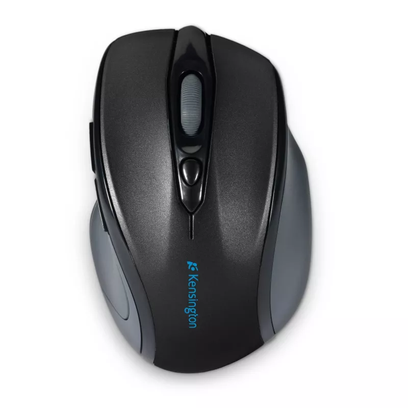 Kensington Pro Fit Mid-Size draadloze muis, rechtshandig, optisch, RF Wireless, 1600 DPI, Zwart