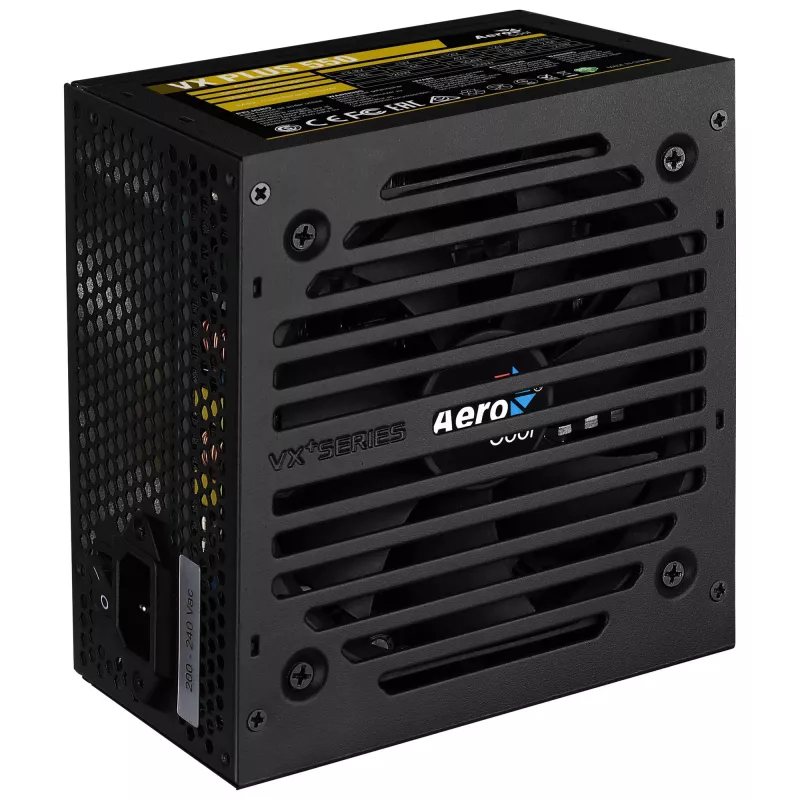 Aerocool VX PLUS 650 voeding 650 W 20+4 Pin ATX ATX Zwart