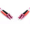 DIGITUS glasvezel-patchkabel, LC op LC Multimode OM4 - 3m; Duplex, kleur RAL4003, lengte 3m