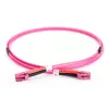 DIGITUS glasvezel-patchkabel, LC op LC Multimode OM4 - 3m; Duplex, kleur RAL4003, lengte 3m