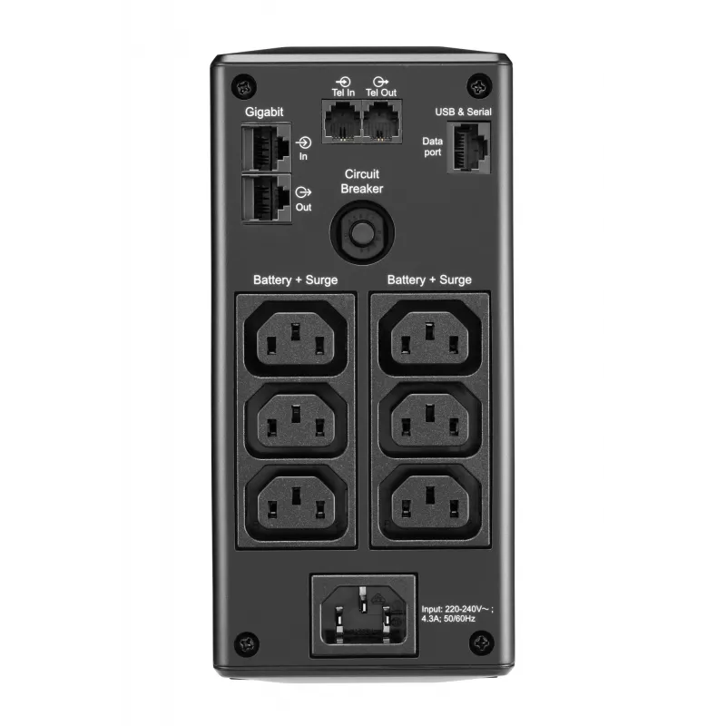 APC Back-UPS PRO BR900MI - 6x C13 uitgang, USB, 900VA, Line-Interactive, 0,9 kVA, 540 W, Sinus, 176 V, 294 V