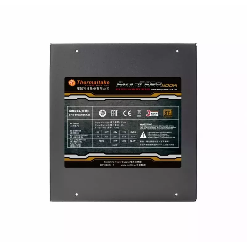 Voeding – Smart SE2 500W modulair (ca. 87% efficiëntie, single rail)