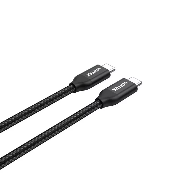 USB-C-naar-USB-C-kabel Unitek C14059BK – 2 m, 5 A, 20 V, 480 Mbit/s, zwart