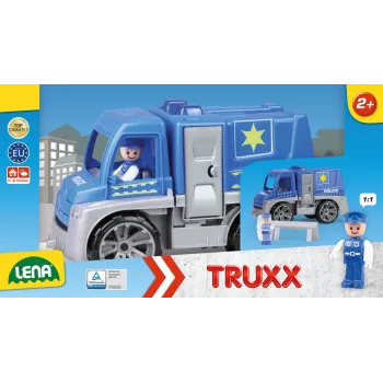 Vrachtwagen Lena TRUXX Police met accessoires