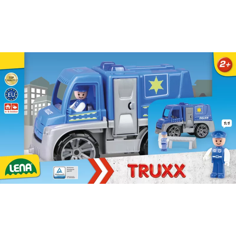 Vrachtwagen Lena TRUXX Police met accessoires