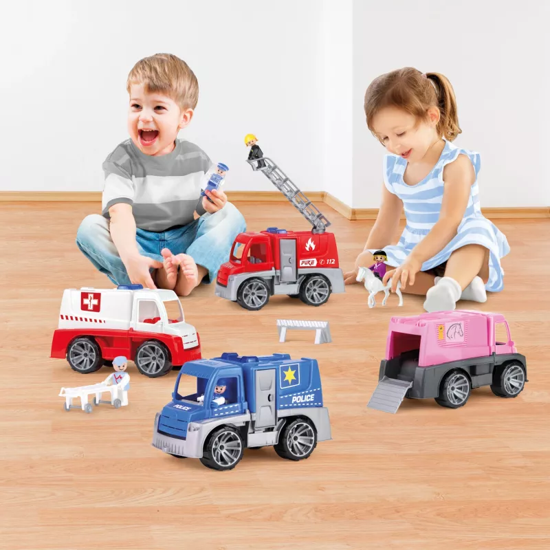 Vrachtwagen Lena TRUXX Police met accessoires