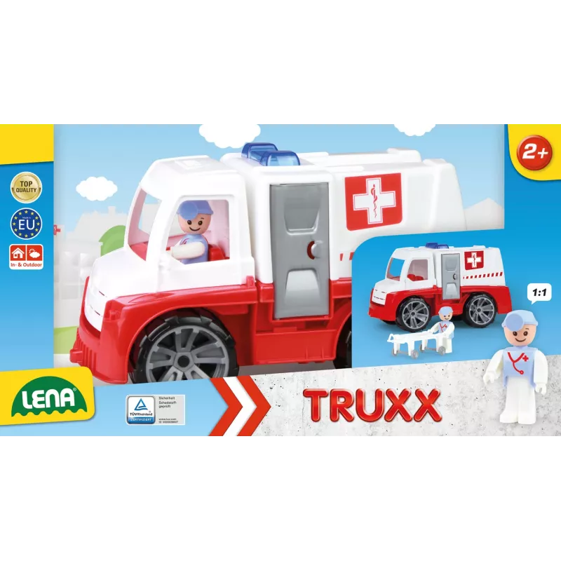Vrachtwagen Lena TRUXX ambulance met accessoires
