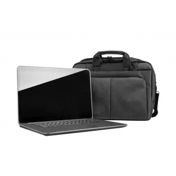 Aktetas NATEC Gazelle 39,6 cm (15,6 inch) Nylon, 2 vakken, schouderband, zwart