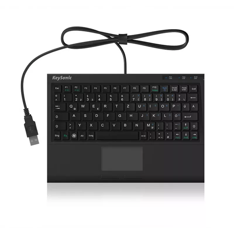 KeySonic ACK-3410 (US) toetsenbord kantoor USB US-Engels zwart