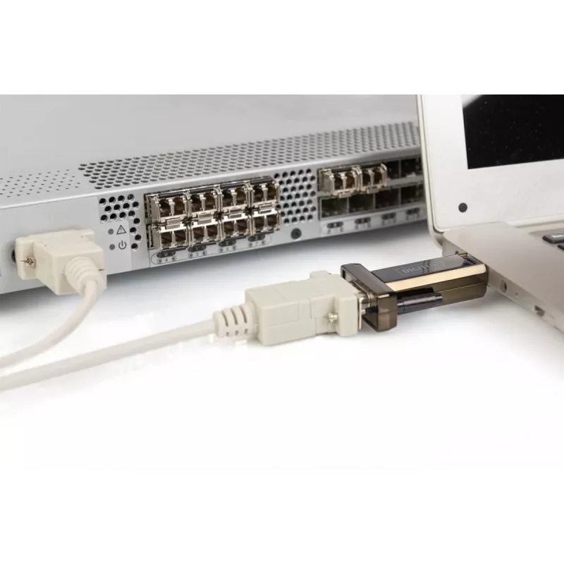 DIGITUS USB 2.0 naar serieel converter, DSUB 9M incl. USB A-kabel 80cm