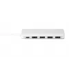 DIGITUS USB-C-hub 4-poorts PD 4x USB 3.0, 1x PD Charging, grijs