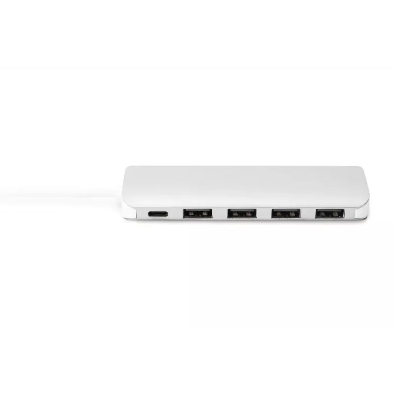 DIGITUS USB-C-hub 4-poorts PD 4x USB 3.0, 1x PD Charging, grijs