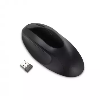 Kensington Pro Fit Ergo draadloze muis – zwart, rechtshandig, RF Wireless + Bluetooth, 1600 DPI, zwart