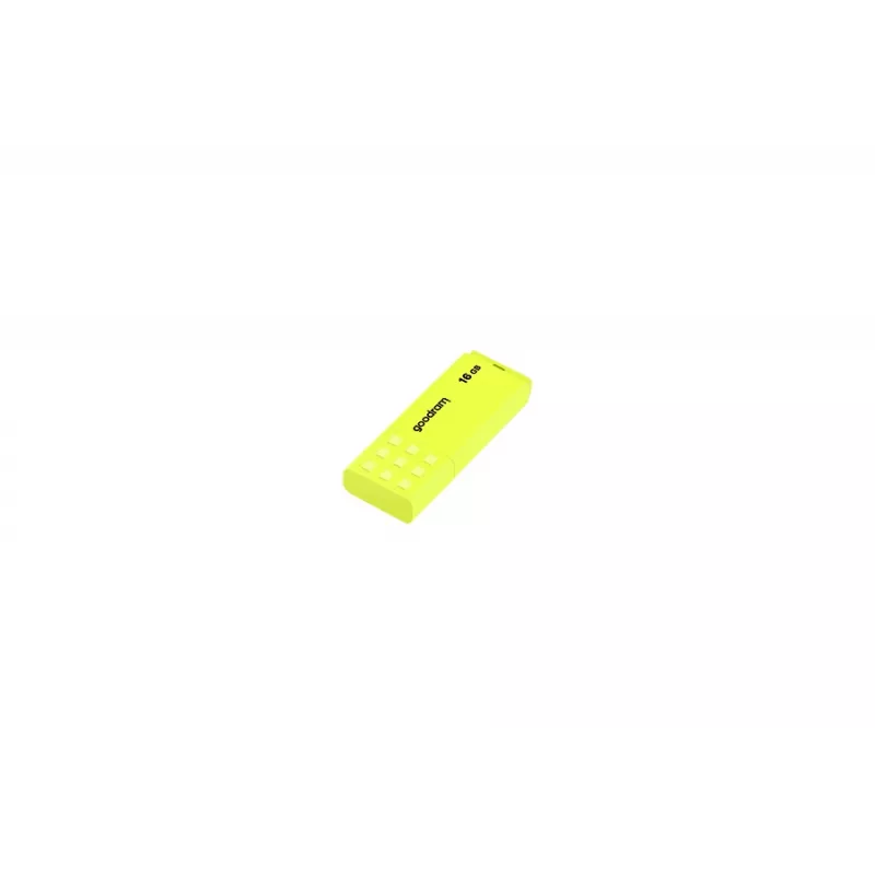 USB-stick GOODRAM UME2 16 GB, USB 2.0 Type-A, geel, 51 × 21 mm